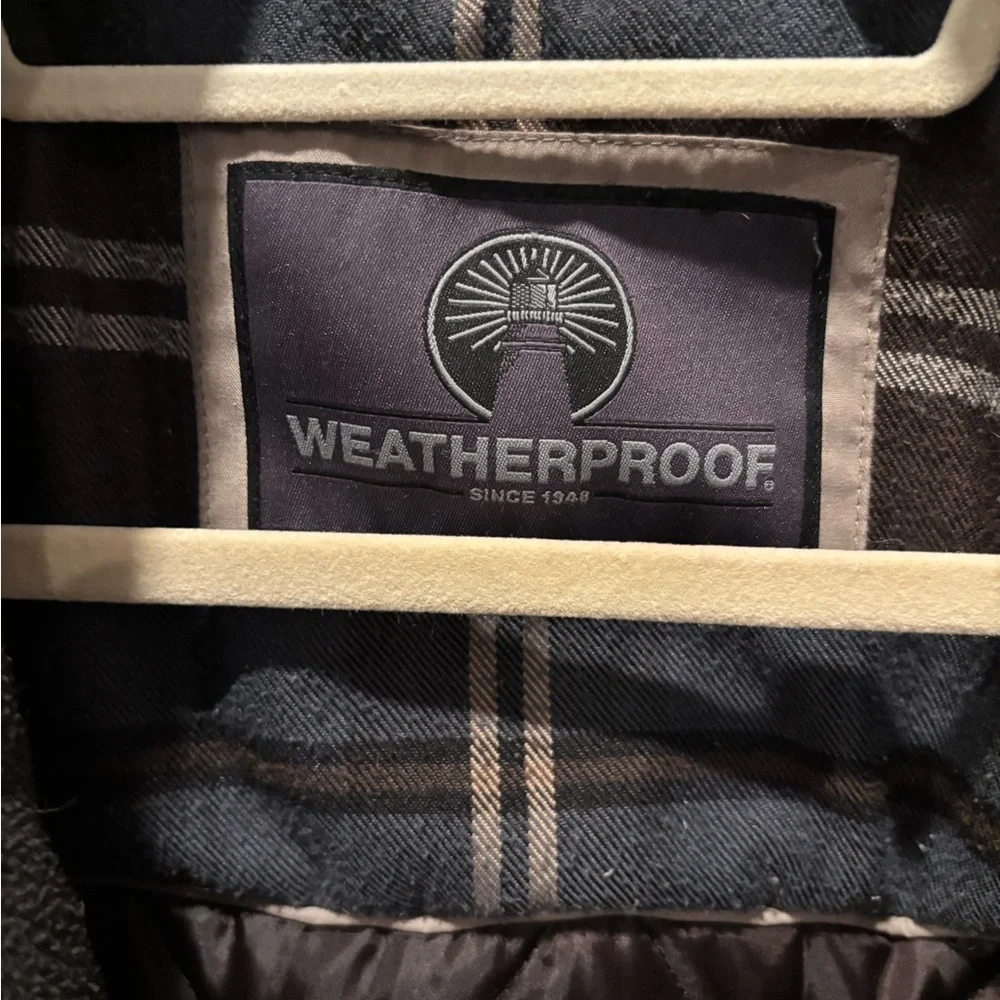 Weatherproof Men's Taupe with Brown Interior Bomber Jacket - Picture 5 of 14